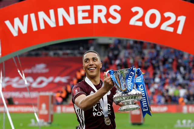 Youri Tielemans won the FA Cup with Leicester.
