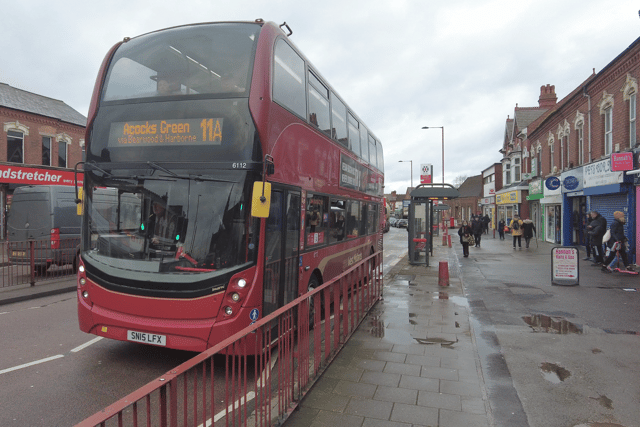 The number 11 bus in Birmingham