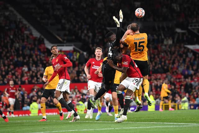 Andre Onana controversially escaped avoiding a late penalty against Wolves on the opening day of the 2023-24 season.