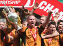 Jody Craddock lifts the Championship trophy in 2009