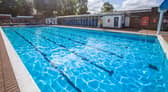 The outdoor pool at Ashby Leisure Centre.
