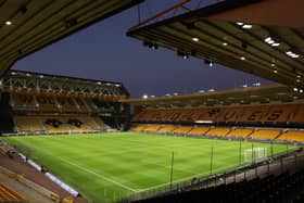 General view inside the stadium prior to the Carabao Cup Fourth Round match between Wolverhampton Wanderers and Chelsea at Molineux on October 29, 2025 in Wolverhampton, England. 