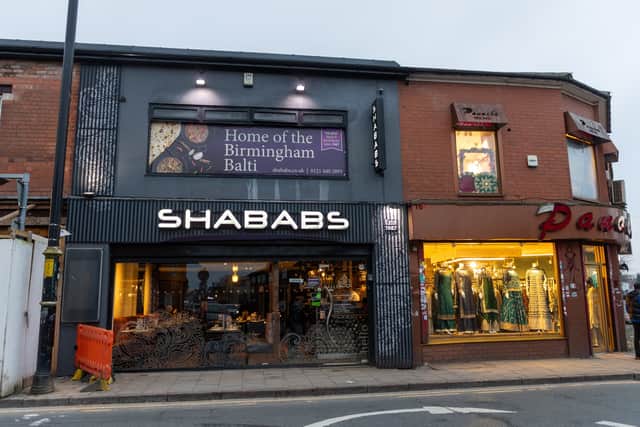 Shababs Balti Restaurant Birmingham, Balti Triangle