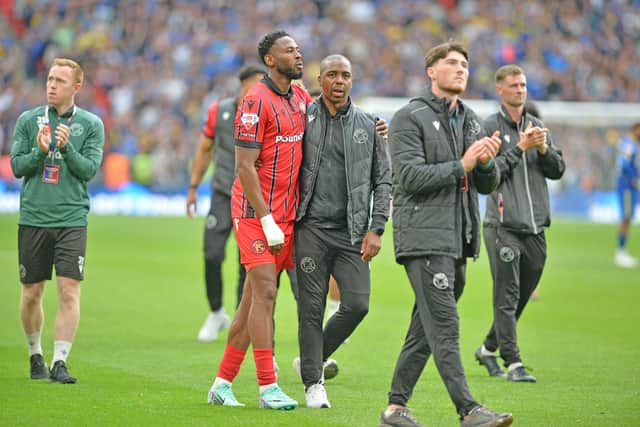 Walsall suffered a heartbreaking defeat in the League Two play-off final against Wimbledon.