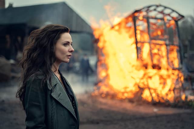 Peaky Blinders: The Immortal Man. Rebecca Ferguson as Kaulo in Peaky Blinders: The Immortal Man. Cr. Courtesy of Netflix/Steven Barham Â© 2025