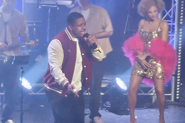 Reepa brought a forceful energy to his performance