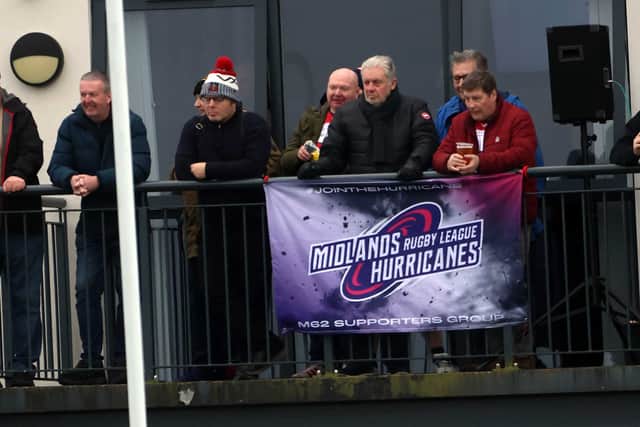 The Hurricanes supporters kept up the noise throughout the game. Photo: Andy Shaw