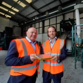 Co-founders of Recyclus Robin Bundle (left) and Alex Stanbury