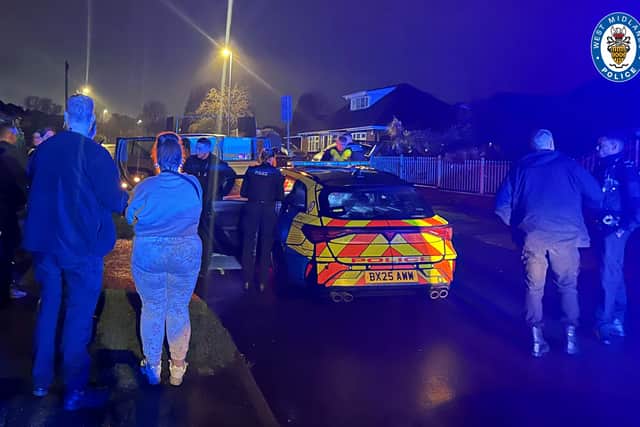 Officers were kept busy across the north of Birmingham on Friday night. Photo: West Midlands Police