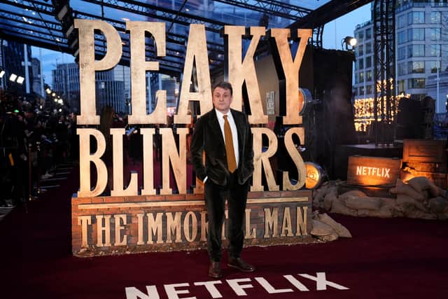 Guy Heeley attending the global premiere for Peaky Blinders: The Immortal Man at Symphony Hall, Birmingham. Photo: Jacob King/PA Wire
