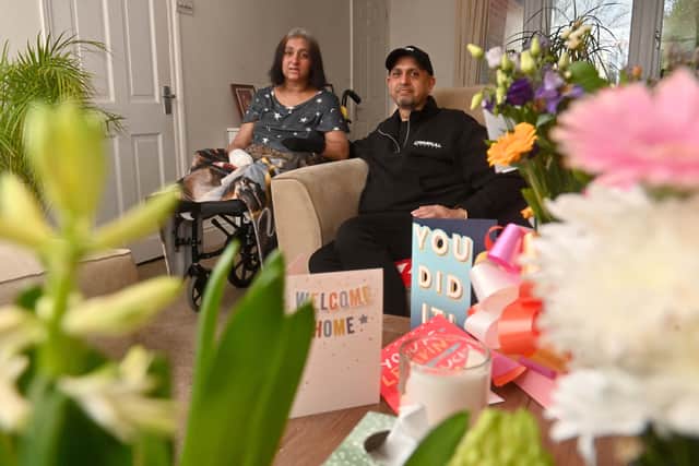 The couple have both spoken of the ordeal Manjit has been through, but are looking to the future