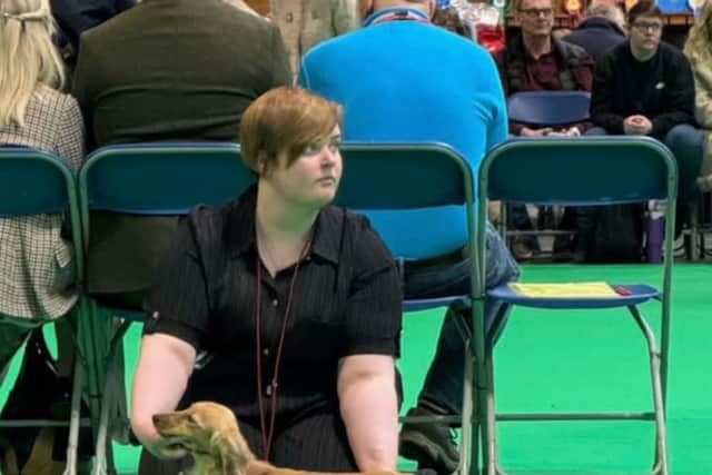 Aimee and her pups missed out last year after her two-year-old dachshund Bree gave birth to a litter of puppies on the day of Crufts