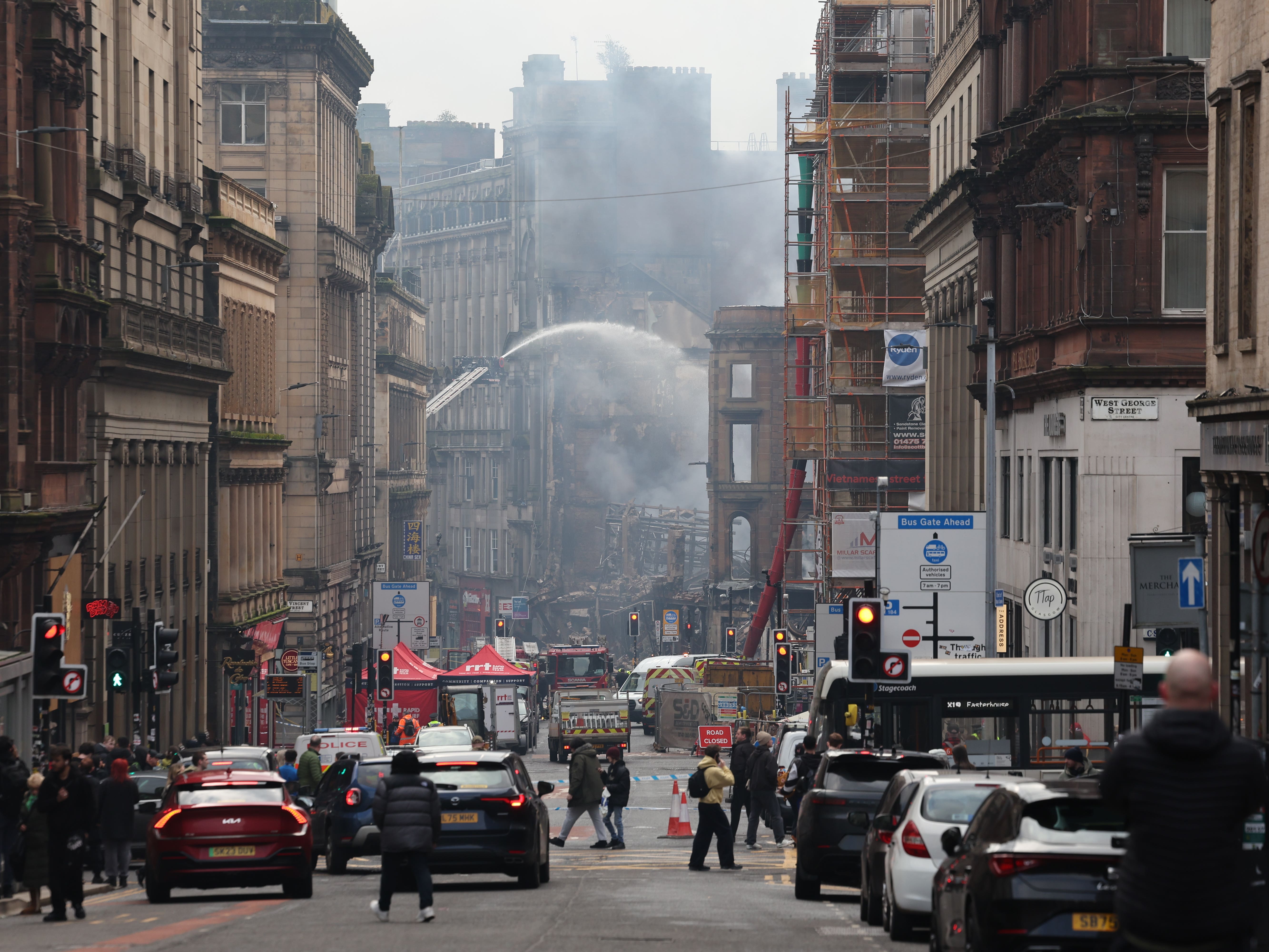 Glasgow Central to remain closed after fire and major rail disruption ...