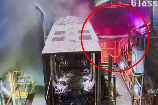A fire at Aldridge Materials Recovery Facility was suspected to be caused by a discarded vape.