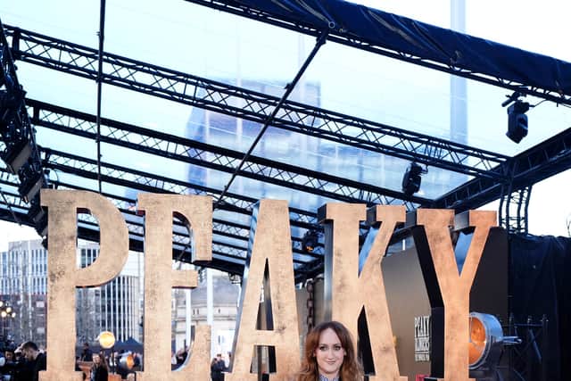 Brittany Broski attending the global premiere for Peaky Blinders: The Immortal Man at Symphony Hall, Birmingham. Photo: Jacob King/PA Wire