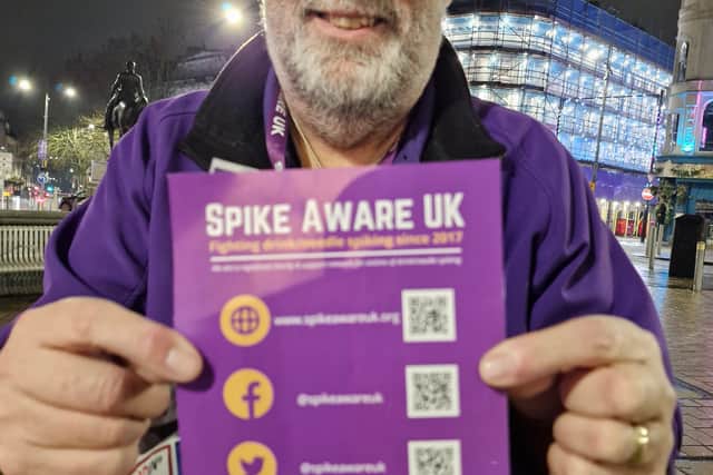 Colin Mackie said the work of Spike Aware UK was about making sure no one went through what he and his wife had gone through