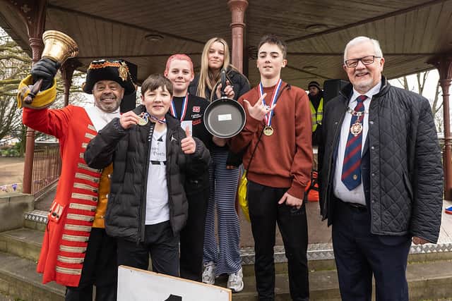 Stafford Pancake Race (Pic: Ian Knight / Z70 Photography)