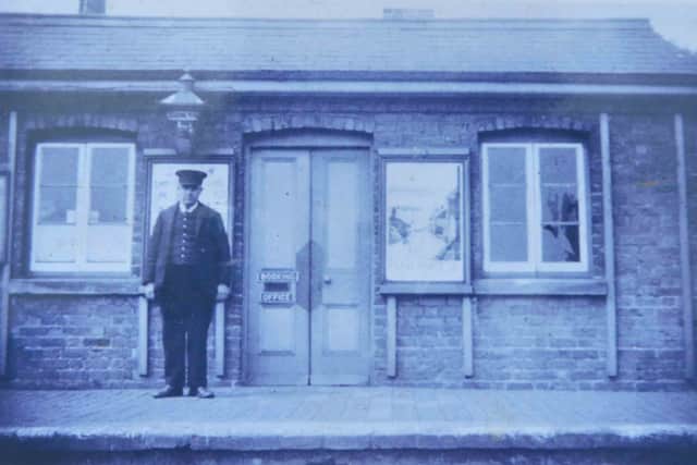 Eardington station pictured in the 1930s