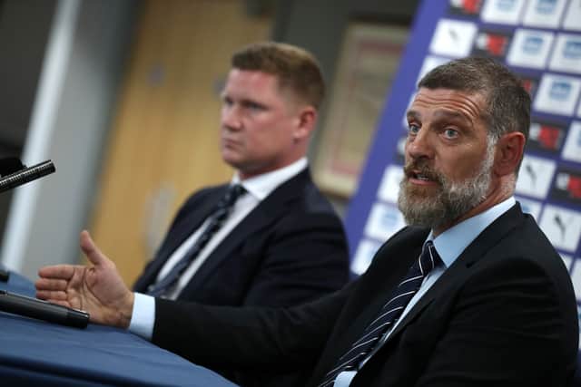 Slaven Bilic alongside Luke Dowling (AMA)