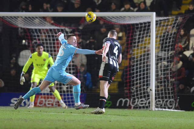 Kacper Lopata made his full debut for Walsall.