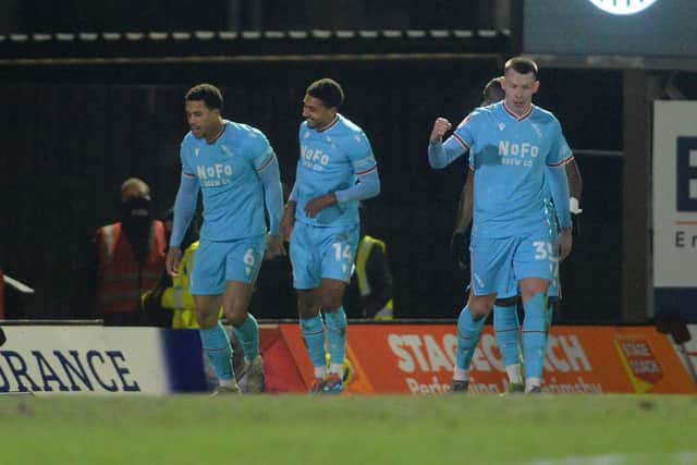Priestley Farquharson scored his third goal of the season in Walsall's draw at Grimsby on Wednesday.
