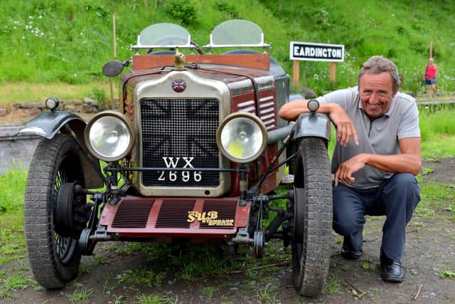 Several classic cars were on show
