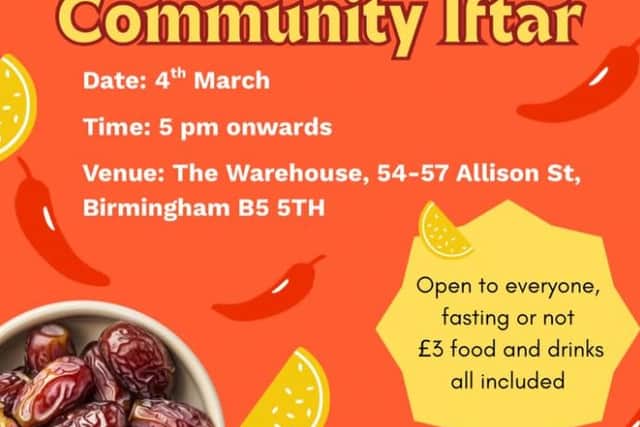 Community Iftar in Birmingham