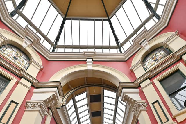 Inside Walsall's Victorian Arcade. Photo: Steve Leath