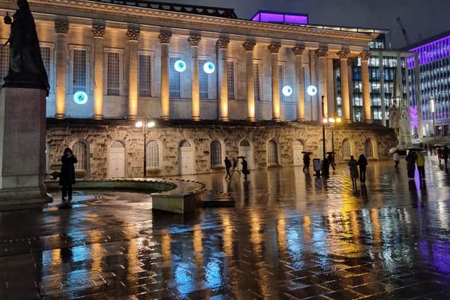 The Look of Love at Birmingham Town Hall, part of Birmingham Light Festival