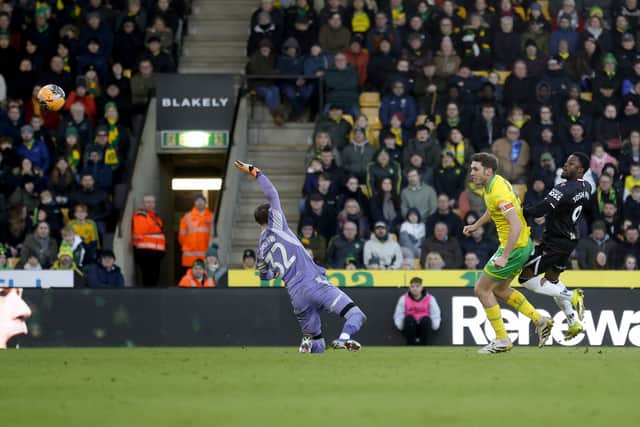 Josh Maja converted Albion's equaliser with his third goal of the season via a neat chipped finish, but the Baggies were undone late on. (Photo by Adam Fradgley/West Bromwich Albion FC via Getty Images)