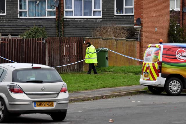 The scene of disorder at Ketley Fields, Kingswinford. Photo: Tim Thursfield