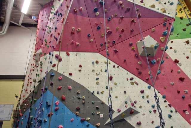 Innovative facilities like the climbing wall have helped to give young people new skills