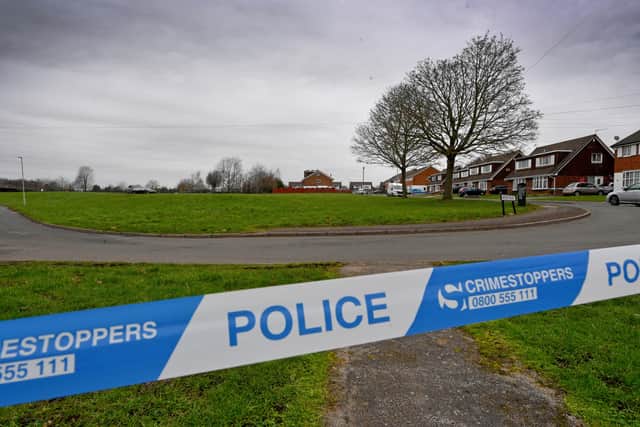 The scene of disorder at Ketley Fields, Kingswinford. Photo: Tim Thursfield