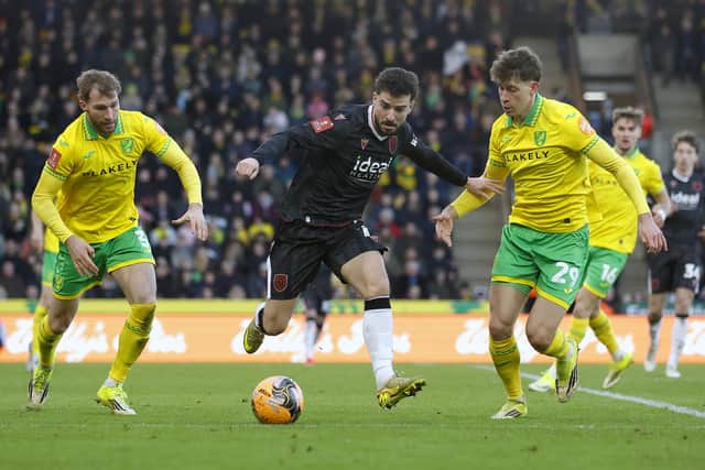 Mikey Johnston and co. struggled on a poor afternoon. (Photo by Adam Fradgley/West Bromwich Albion FC via Getty Images)