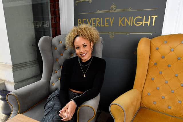 Her influences include Luthor Vandross, Stevie Wonder and her aunt Beverley Knight