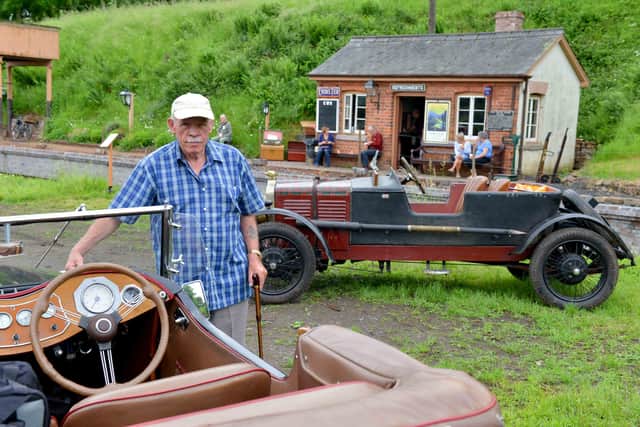 Classic cars took visitors back to a bygone era