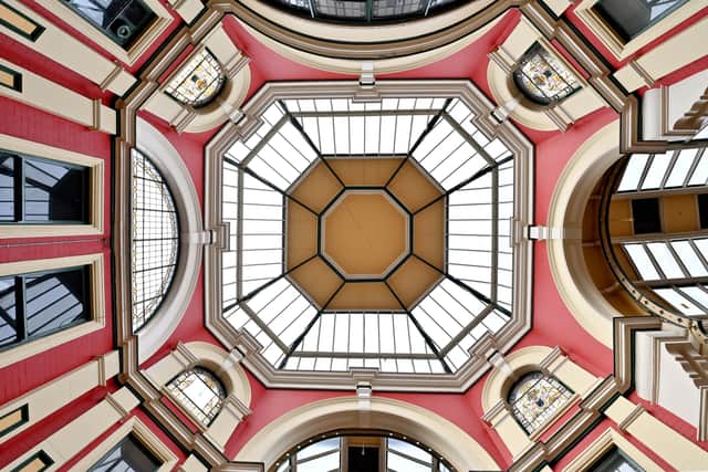 The roof in Walsall's Grade II-listed Victorian Arcade. Photo: Steve Leath