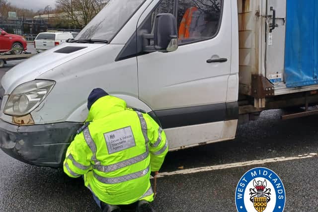 More than 20 vehicles were stopped during a multi-agency road safety operation in Bilston as police targeted unsafe and illegal driving