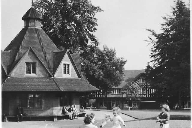 An archive photograph of the Rest House, which dates back to 1913.