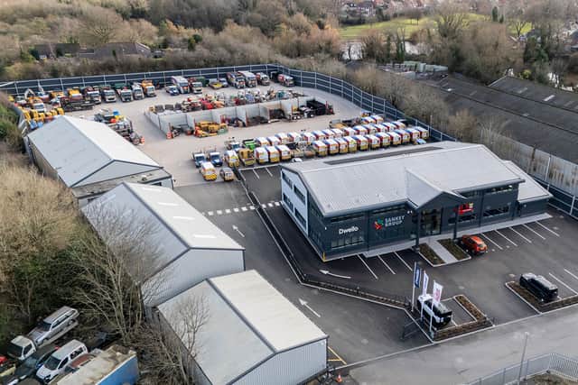 Aerial view of the new S&R Construction HQ