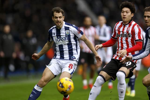Jayson Molumby, back alongside Alex Mowatt in midfield, brought an energy. (Photo by Adam Fradgley/West Bromwich Albion FC via Getty Images)