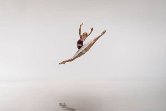 Hannah Martin in full flight.