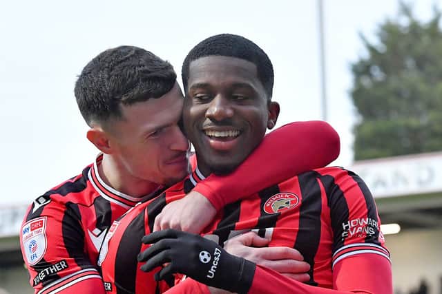 Kanu is just four goals shy of equalling Nathan Lowe's tally from last season at Walsall.