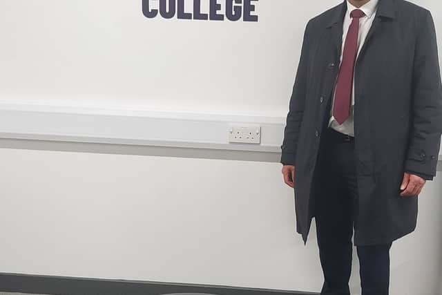 Warinder Juss MP at the City of Wolverhampton College's new state of the art City Learning Quarter