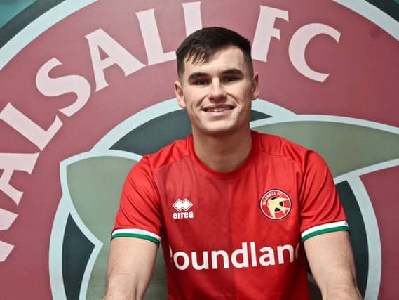 Evan Weir joined Walsall from Drogheda United in December 2023.