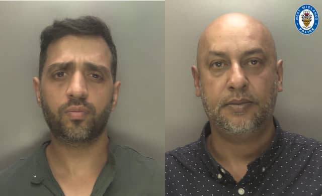 Jailed: Shazad Jahan (left) and Jajid Nawaz