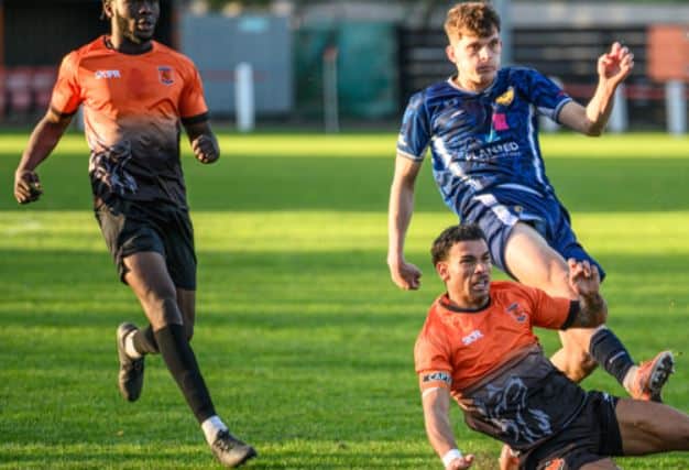 Wolverhampton Sporting in action against Eccleshall. Picture: Gaz Clark Photographic