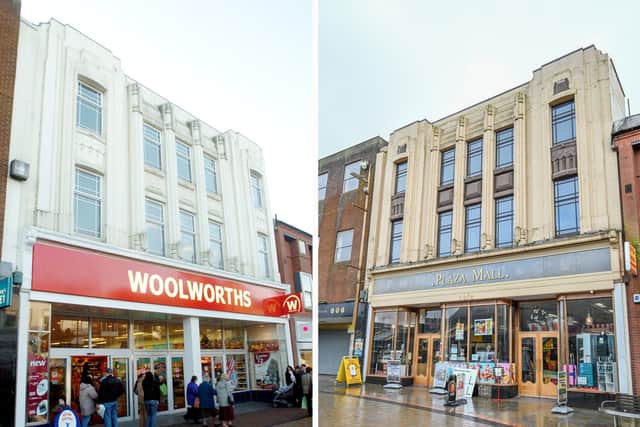 Then & Now comparison pictures on the streets of Dudley.  
