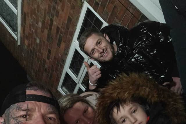 Matt Lemm with Amelia and family