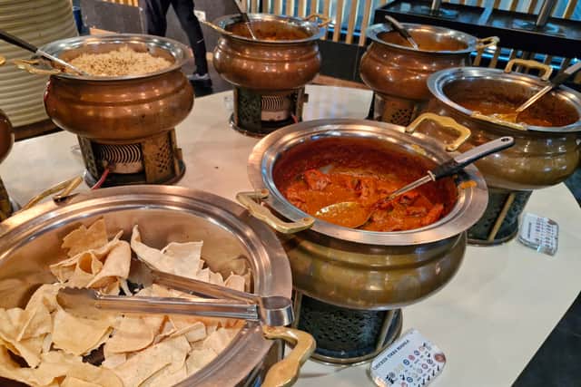 The Indian food section was full of fresh and nice smelling food